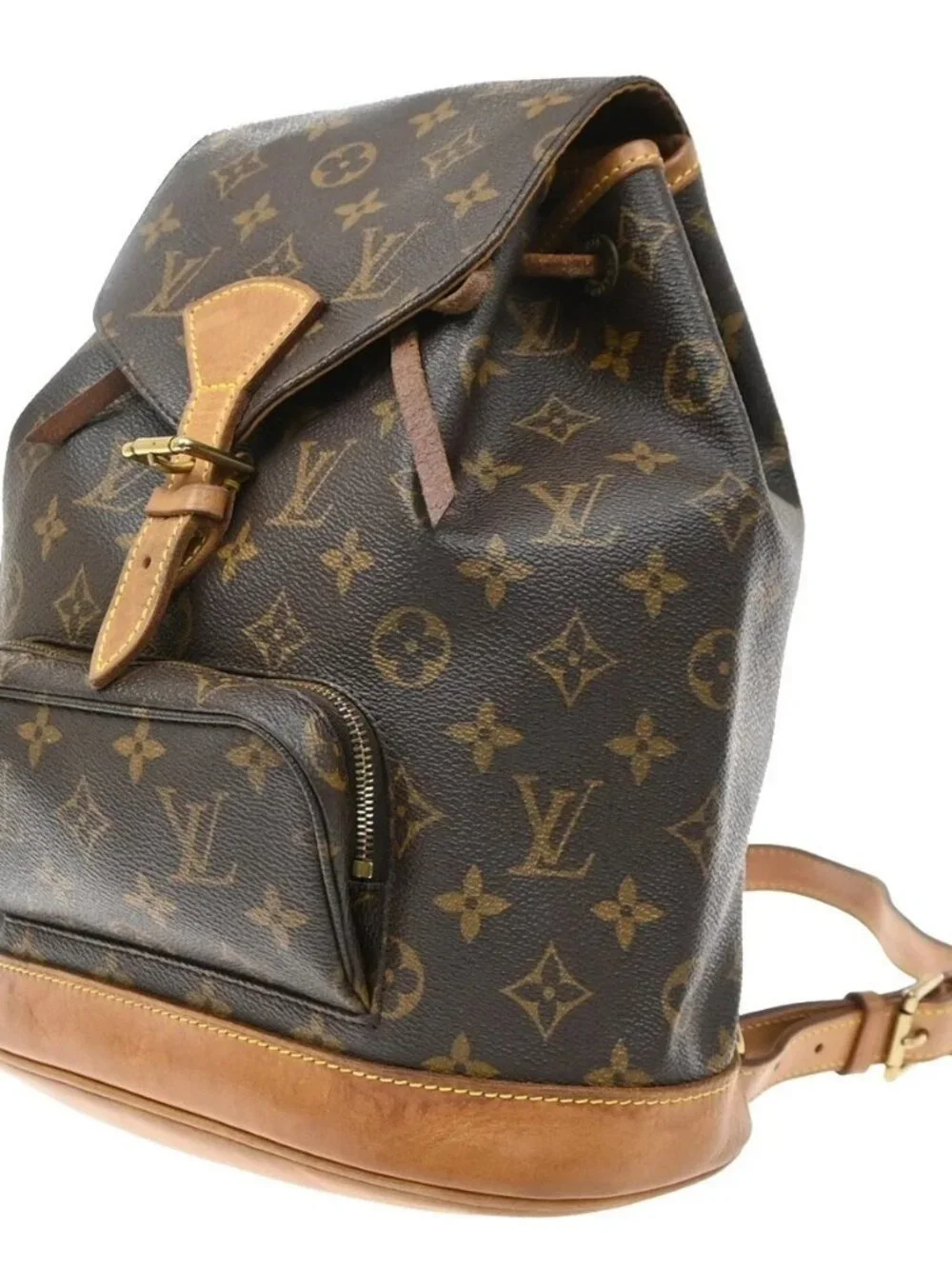LOUIS VUITTON Montsouris MM Backpack Bag Monogram M51136 France 13KD505